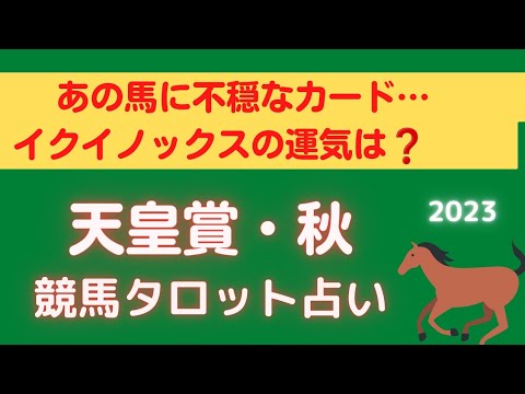 【ドウデュースの運気当ててしまいました🥺】天皇賞・秋🐴競馬タロット占い予想🔮【イクイノックスの運気は🤔⁉️】