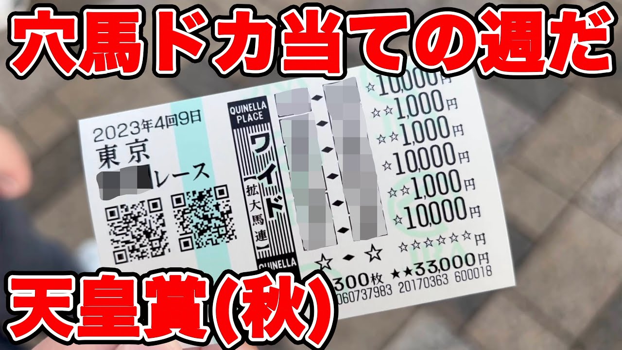 【競馬に人生賭けた大勝負】大勝ちしか揺るがない状況での勝負！今週のパドック眼力は穴馬指名で一味違う！？【ギャン中】【Horse Racing】#競馬 #大勝負 #天皇賞秋