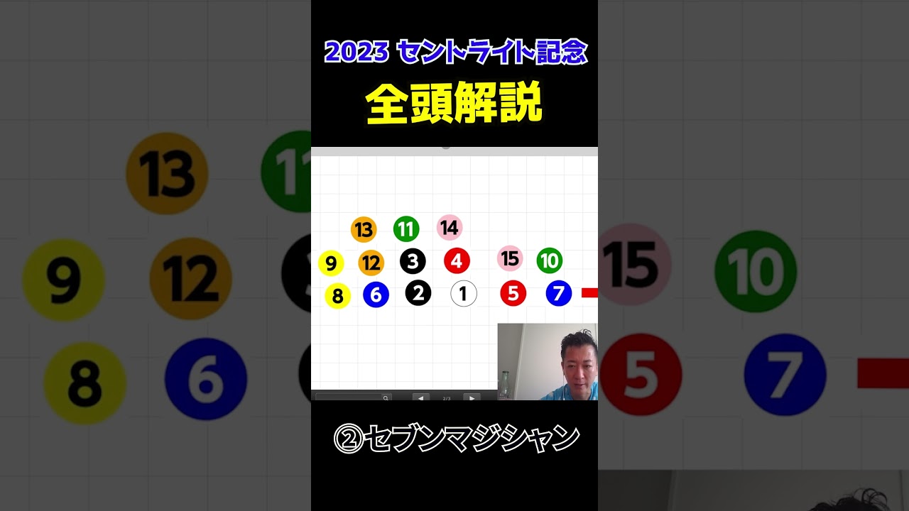 セントライト記念　2枠【全頭解説】