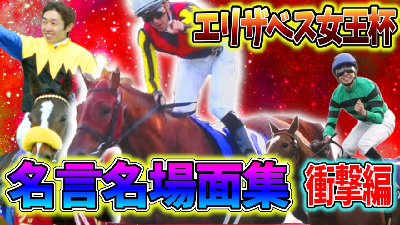【エリザベス女王杯】 名言名場面集 衝撃編【 競馬ダイジェスト】　モチベーション促進用