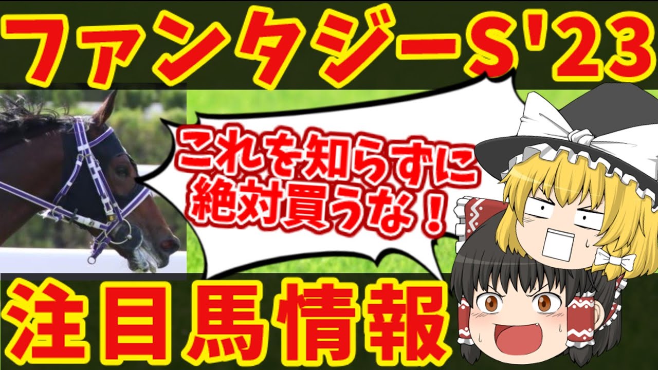 【ファンタジーS】大混戦か！？知らないと損をする注目馬の情報！！