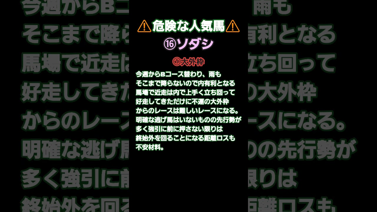 #競馬 #危険な人気馬 #ヴィクトリアマイル2023