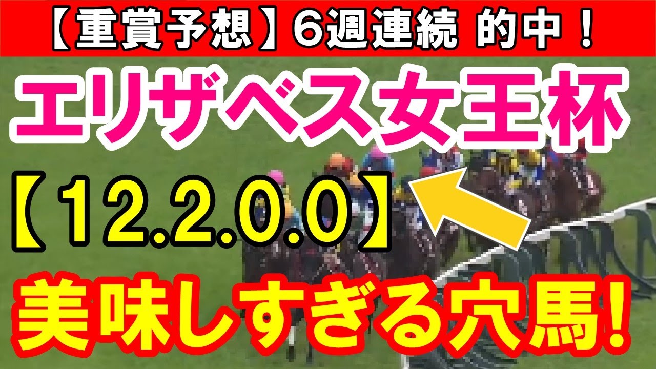 エリザベス女王杯 2023【全頭診断あり】美味しすぎる穴馬！（12-2-0-0）連対率100%！最強データ公開！