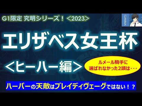 【エリザベス女王杯2023＜ヒーハー編＞】ハーパーの天敵は同じ３歳馬のブレイディヴェーグではない！？～京都に戻ったからこそ狙える馬！完全に展開がドンズバ！？～