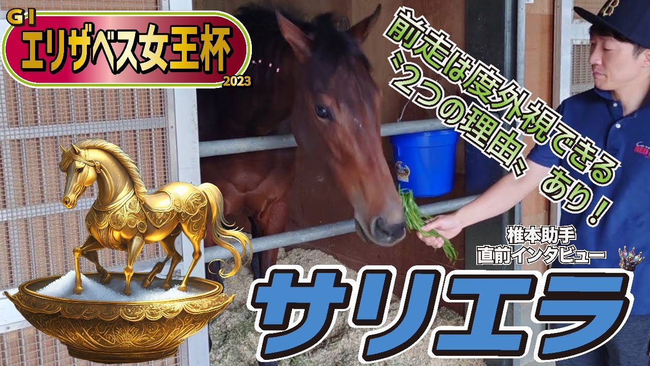 【エリザベス女王杯2023】サリエラ・椎本助手「まだ能力的に底を見せていない」「ディープインパクト産駒らしい背中」
