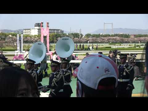 桜花賞(GⅠ) 現地 ファンファーレ 生演奏 2023/4/9 阪神競馬場