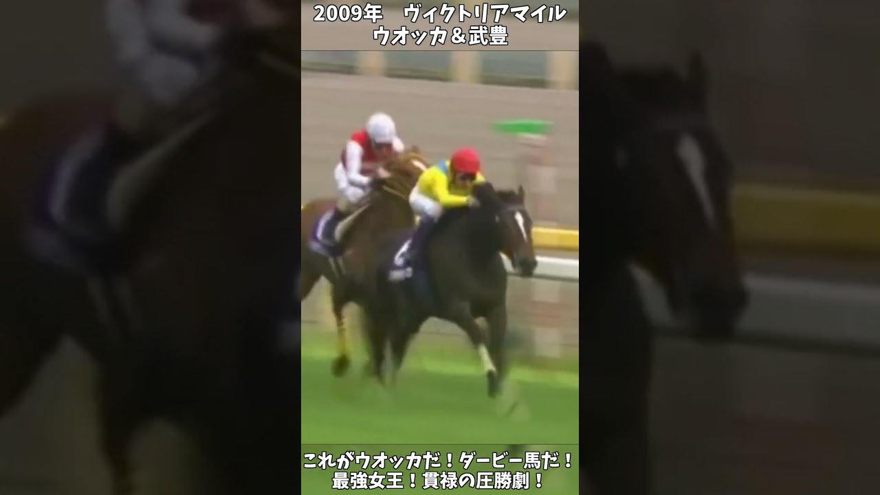 【競馬】shortで見る名馬のレース『ウオッカ』最強牝馬、貫禄の圧勝！【ヴィクトリアマイル】 #short