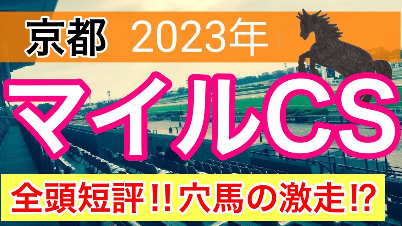 【マイルチャンピオンシップ2023】競馬予想