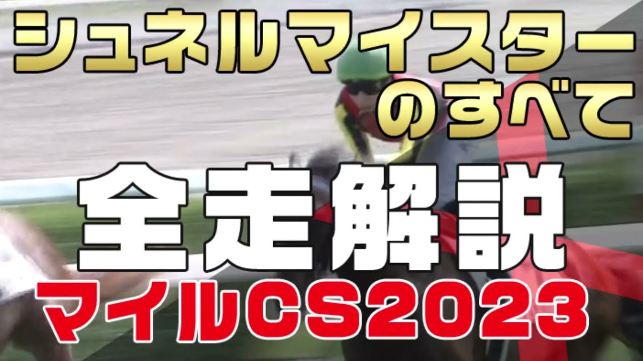 【シュネルマイスタースのすべて】（マイルチャンピオンシップ2023）新馬戦から前走までのレースぶりを振り返ってみました