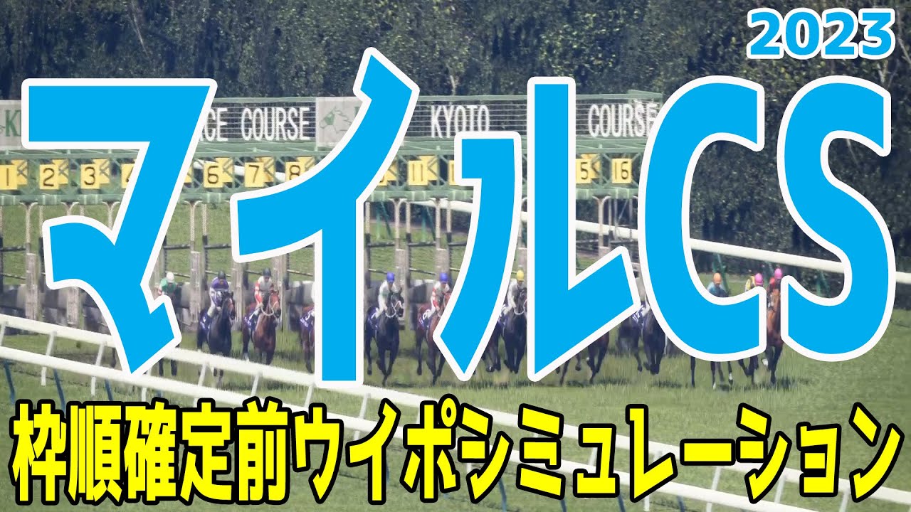 マイルチャンピオンシップ2023 枠順確定前ウイポシミュレーション