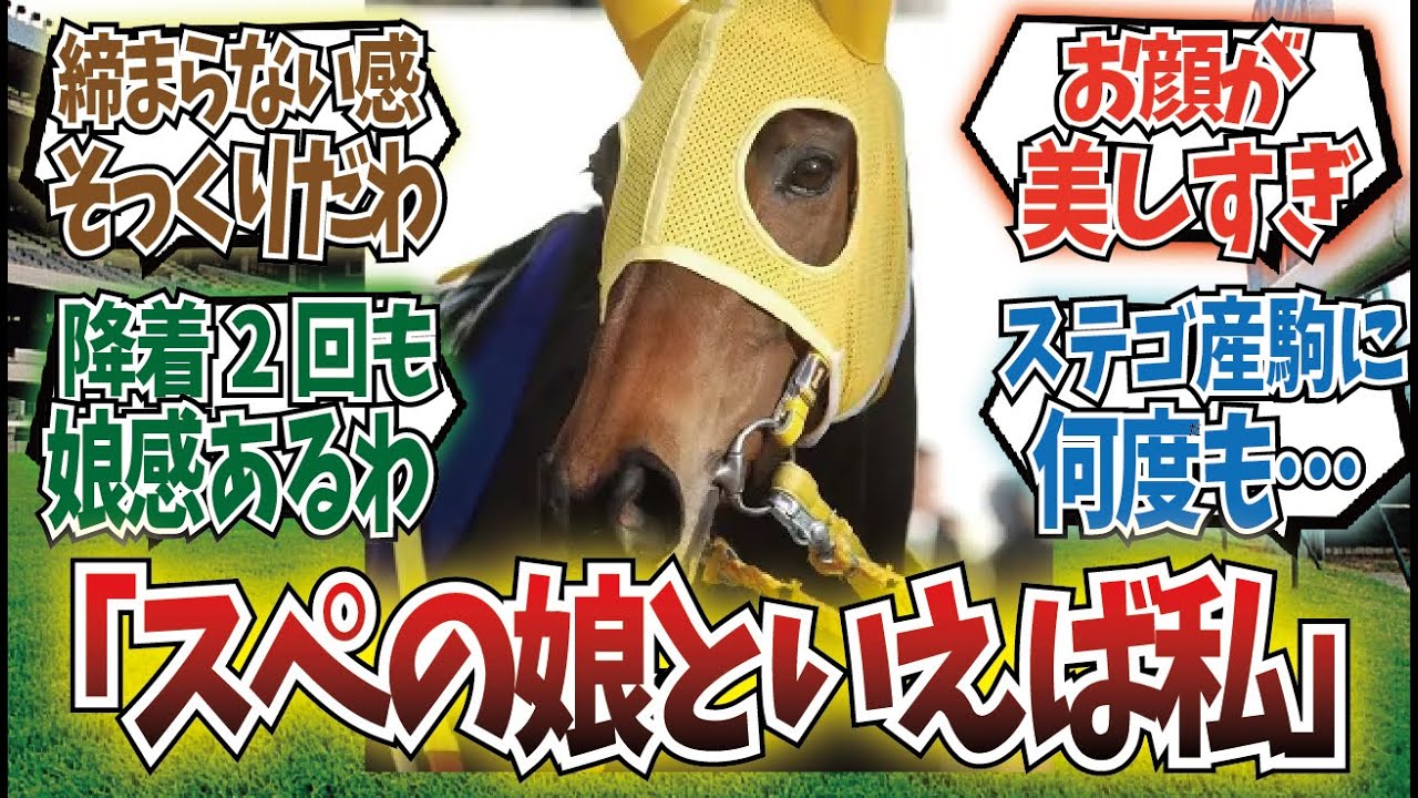 「スペシャルウィークの娘感が凄いこの馬」に対するみんなの反応集