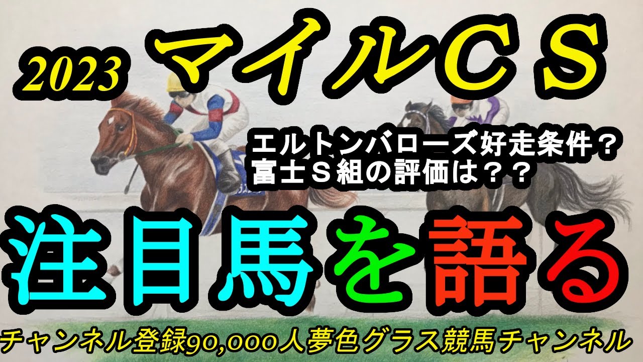 【注目馬を語る】2023マイルチャンピオンシップ！エルトンバローズの好走パターンは？富士ステークス組にも注目！