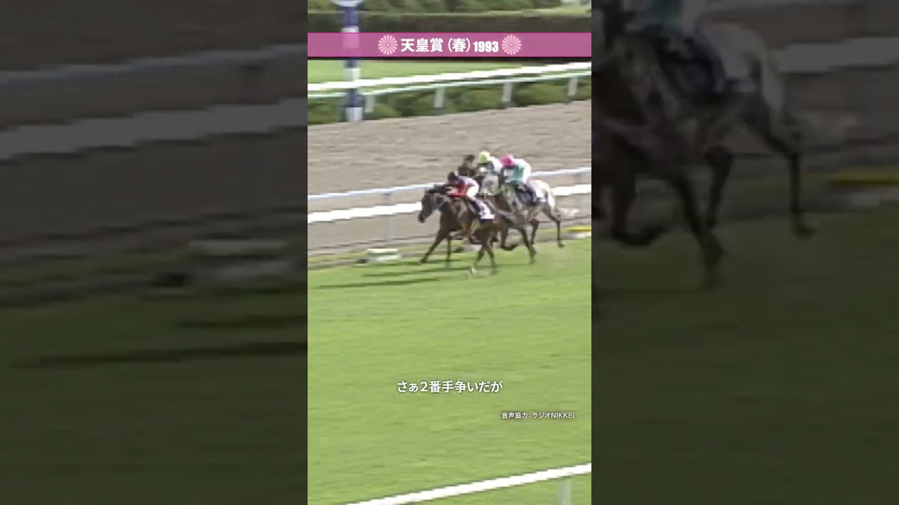 ライスシャワー、メジロマックイーンの3連覇を阻止#天皇賞春 #天皇賞#jra #ライスシャワー #メジロマックイーン