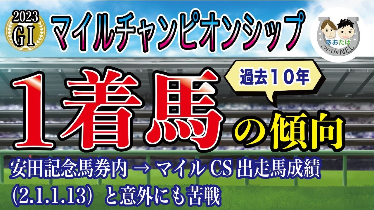 【2023年マイルCS】過去10年の1-3着馬傾向を分析！軸に最適な馬をピックアップ【データ分析】