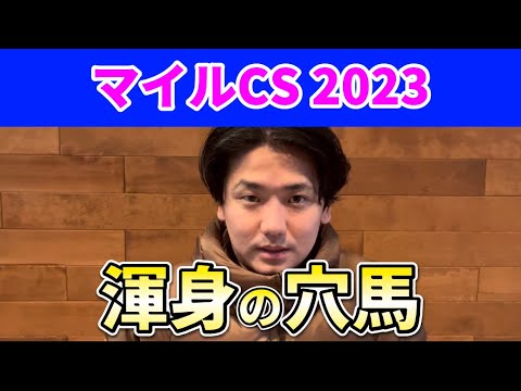 【マイルチャンピオンシップ2023】【渾身の穴馬】【枠順確定後見解】展開利からの渾身の穴馬はこの馬！