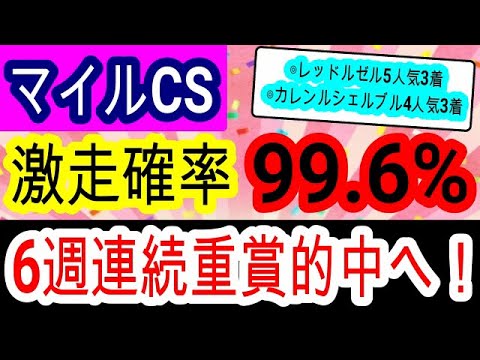 【競馬予想】マイルチャンピオンシップ2023　絶対に買いたい穴馬は1頭！　距離短縮で激走する想定10番人気の実績馬がアツい！！　シュネルマイスター　セリフォス等