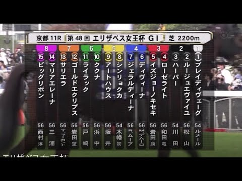 【第48回 エリザベス女王杯】R5.11/12 （ＧⅠ／京都・芝2200ｍ ﾗｼﾞｵ実況版）広い京都の直線は正にブロードウェイ‼ ブレイディウェーグ、キャリア5戦目にして初重賞勝利をGⅠ制覇で飾る‼