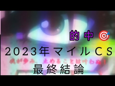 🎯マイルチャンピオンシップ2023最終結論　負けられない戦い　我が歩み、止めることは叶わぬ！副業競馬
