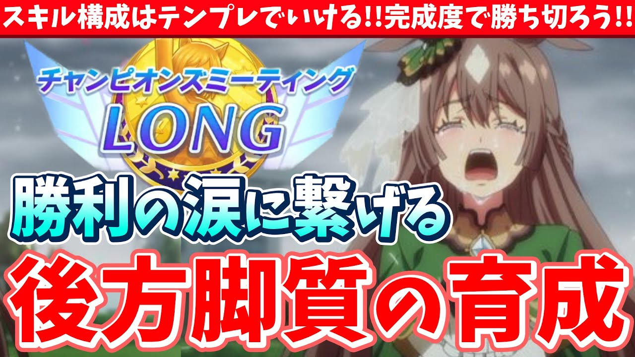 【有馬チャンミ】今期最強脚質!!スキル構成はテンプレでいける!!完成度で勝ち切ろう!!後方脚質解説!!/#ウマ娘