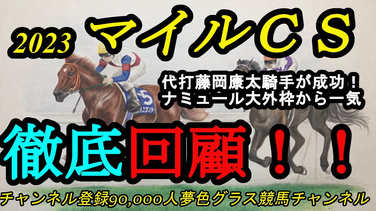 【回顧】2023マイルチャンピオンシップ！代打藤岡康太騎手が大仕事！ナミュールが外一気で切れ味発揮！