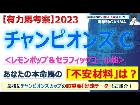 【チャンピオンズカップ2023 有力馬考察】レモンポップ＆セラフィックコール他 人気馬5頭を徹底考察！