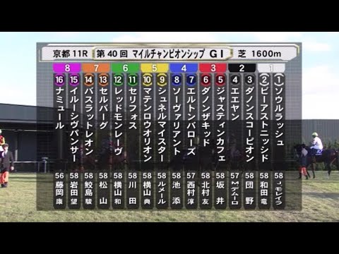 【第40回 マイルチャンピオンシップ】R5.11/19〈ＧⅠ／京都・芝1600ｍ　ﾗｼﾞｵ実況版〉ナミュール！ナミュール！ナミュールが突き抜けた！挑戦の先に栄光あり。GⅠ・8度目の挑戦にして初戴冠！