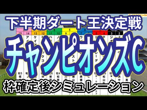 【チャンピオンズカップ2023】ウイポ枠確定後シミュレーション セラフィックコール レモンポップ クラウンプライド テーオーケインズ ハギノアレグリアス アイコンテーラー #2198
