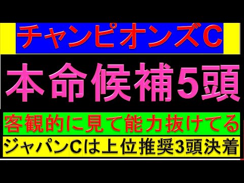 2023年 チャンピオンズカップ 予想【注目5頭/チャンピオンズC】