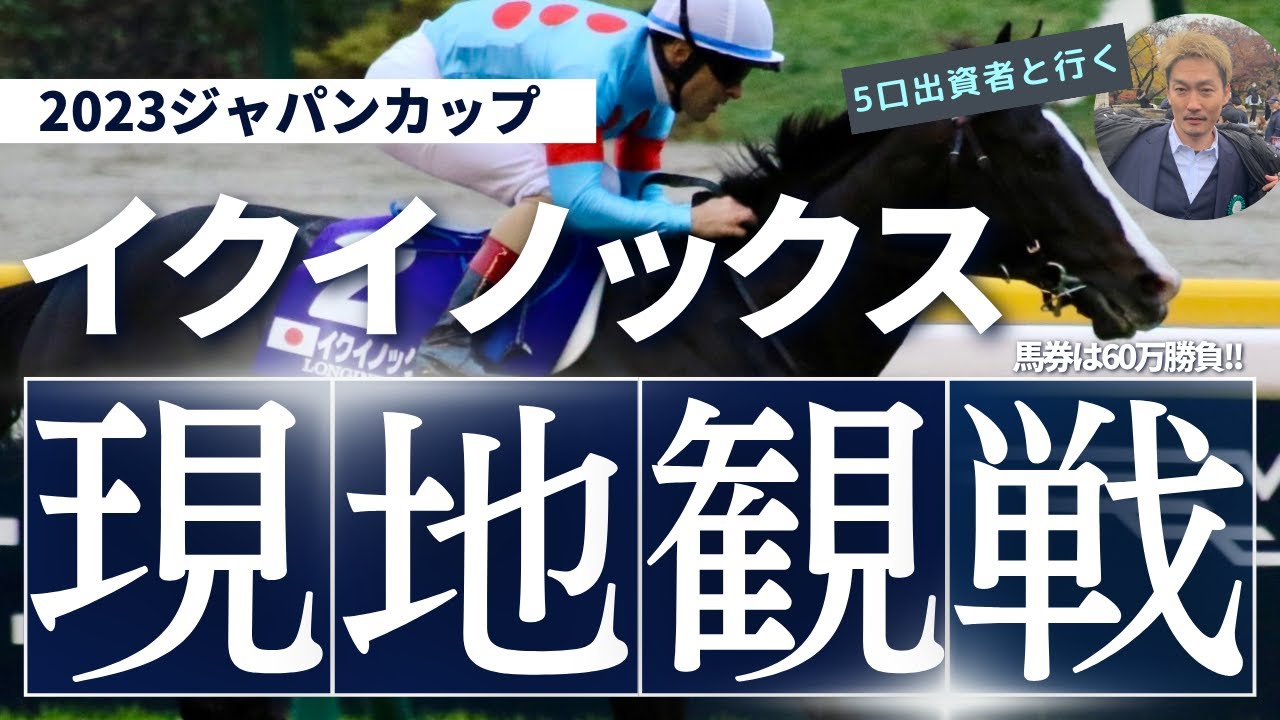【競馬】ジャパンカップ2023イクイノックス現地観戦記【60万勝負!!】