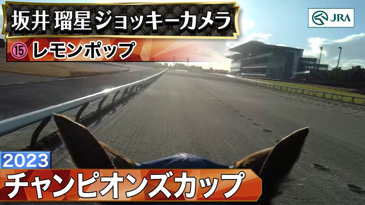 【ジョッキーカメラ】レモンポップ騎乗の坂井瑠星騎手ジョッキーカメラ映像｜2023年チャンピオンズカップ｜JRA公式