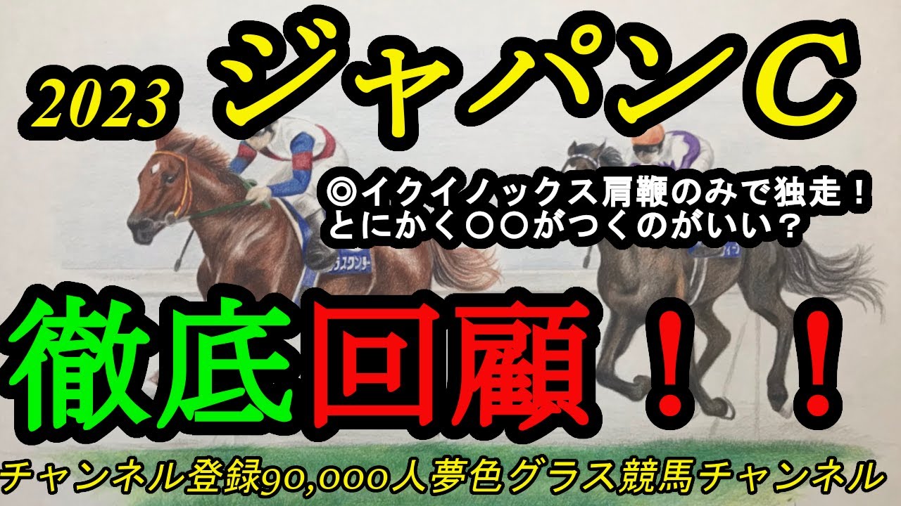 【回顧】2023ジャパンカップ！◎イクイノックス肩鞭だけで独走のゴールイン！今更だが、この馬は〇〇がいい？