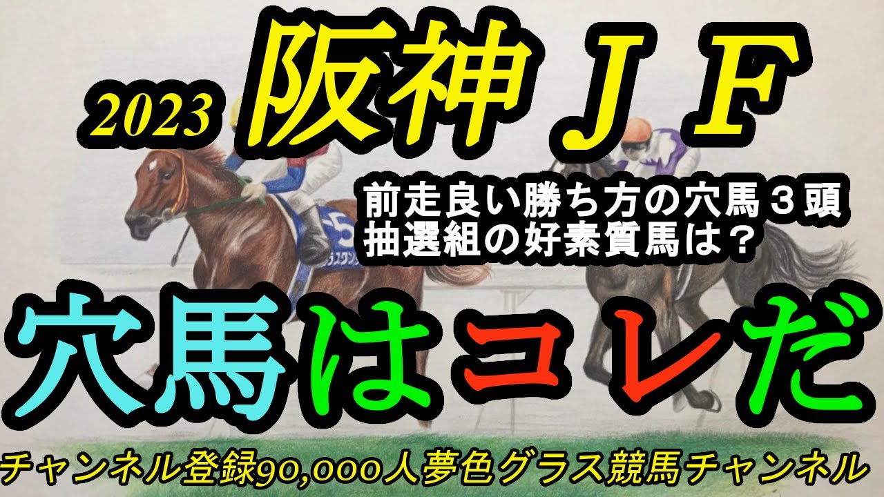 【穴馬はコレだ】2023阪神ジュベナイルフィリーズ！この3頭の前走勝ちが内容良い？抽選組にも楽しみな馬が！