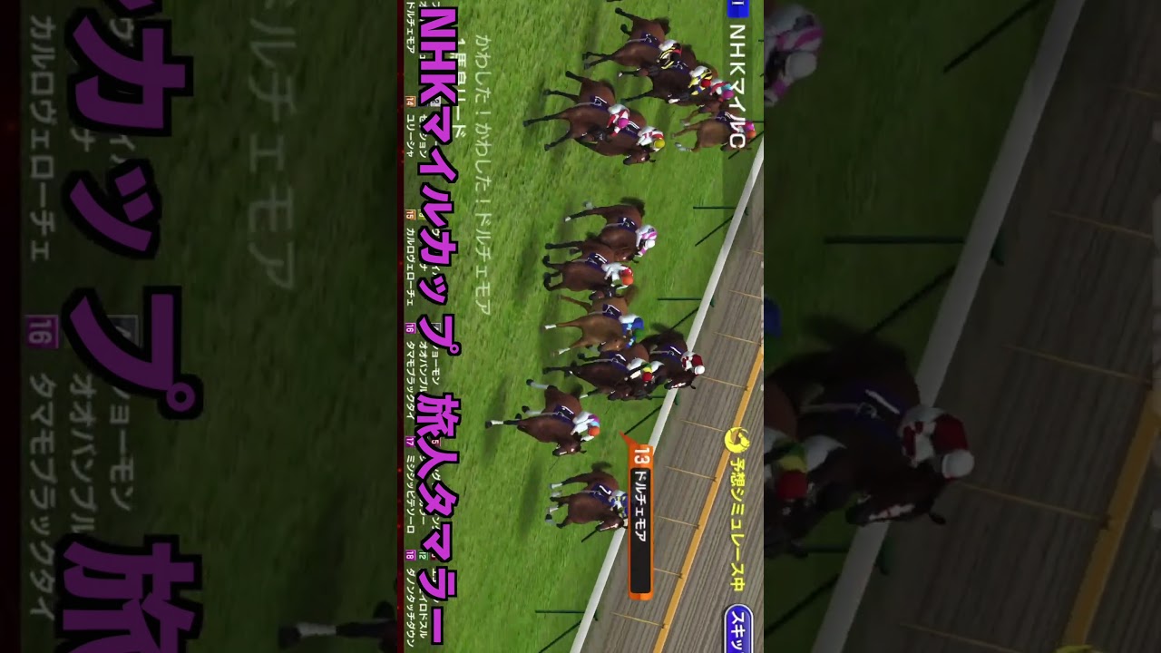 NHKマイルカップ2023シミュレーション＃shorts
