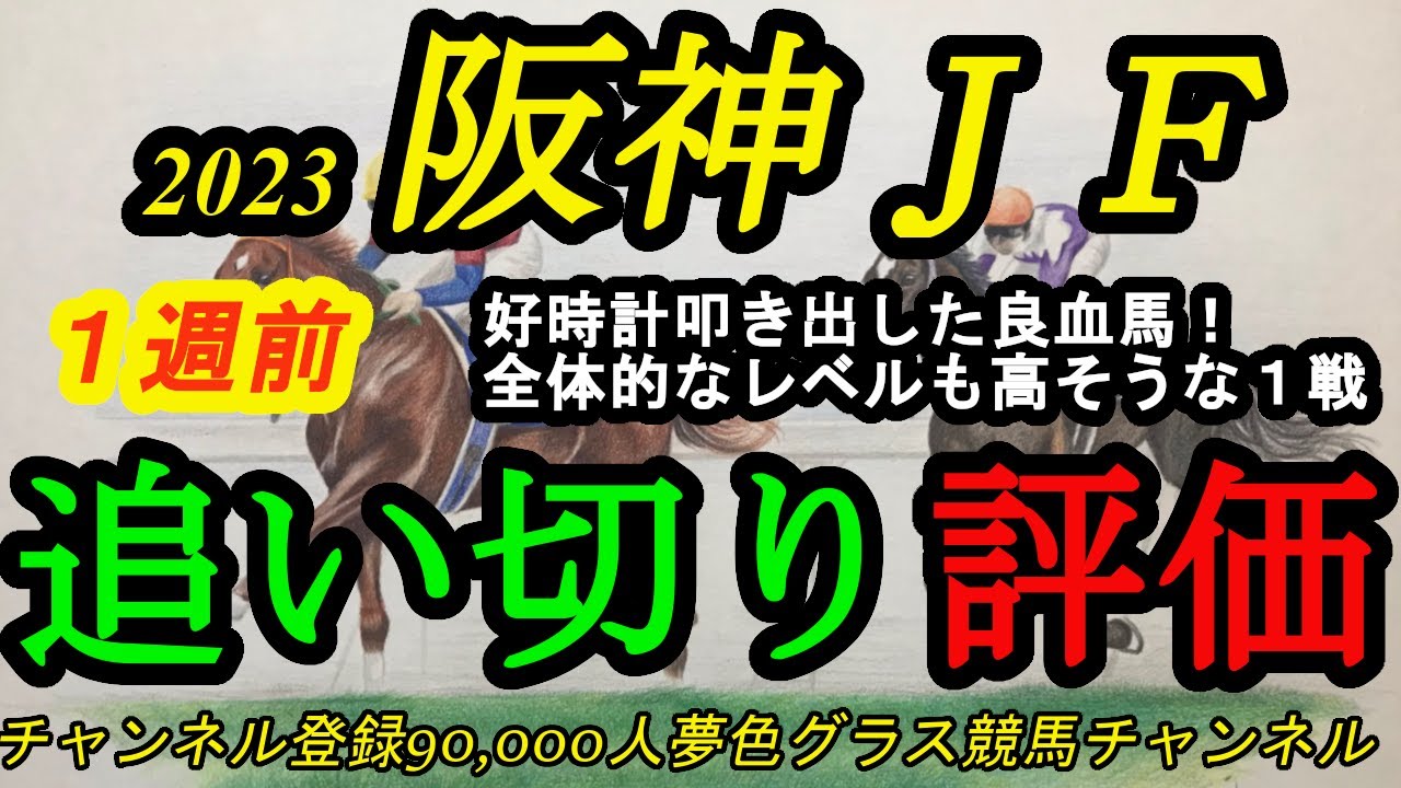 【1週前追い切り評価】2023阪神ジュベナイルフィリーズ！良血馬が好時計を叩き出した！動きを見るとレベルが高い1戦に？