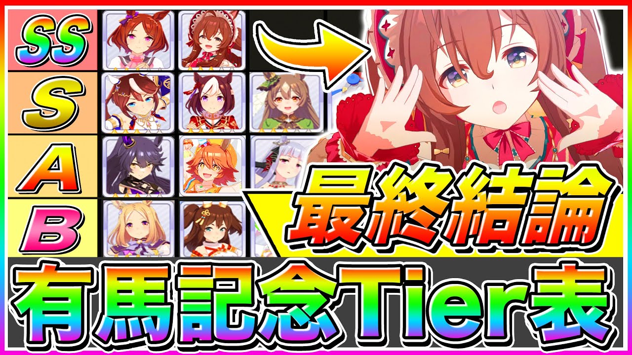 【完結版】新衣装ブライト環境ブッ刺さり!!有馬記念チャンミ最終ウマ娘Tier＋優秀キャラ解説【ウマ娘 ウマ娘プリティダービー チャンピオンズミーティング サポートカード サポカ】