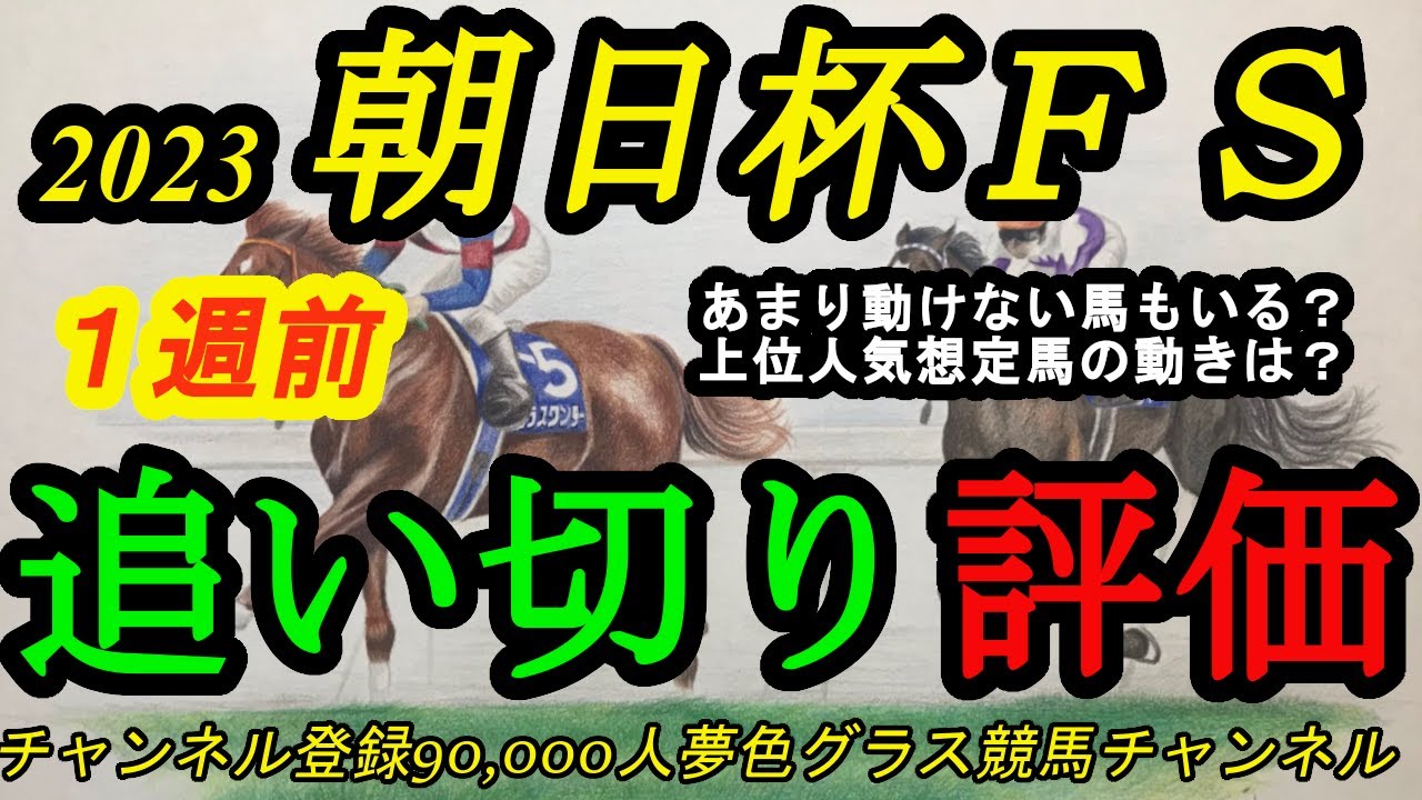 【1週前追い切り評価】2023朝日杯フューチュリティステークス！あまり動けていない馬もいる！？上位人気想定馬の動きは？