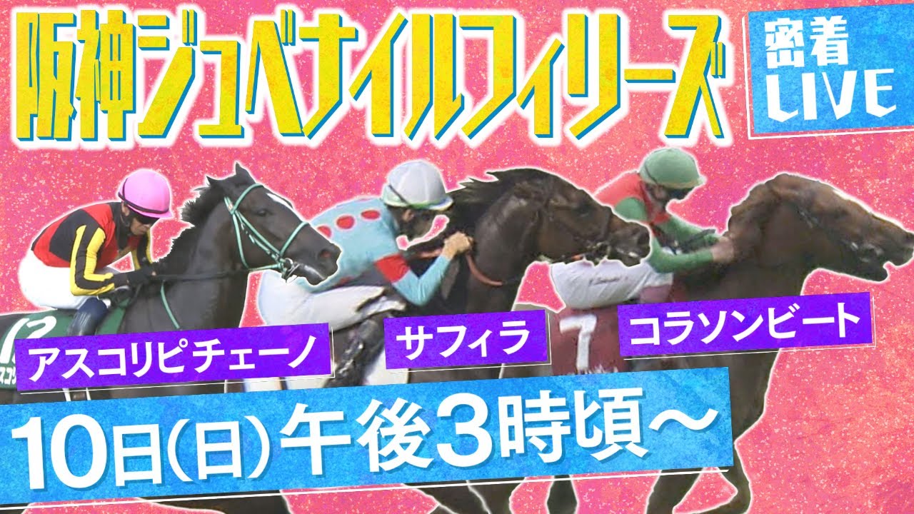 【密着LIVE配信】２歳女王決定戦＜阪神ジュベナイルフィリーズ 2023＞
