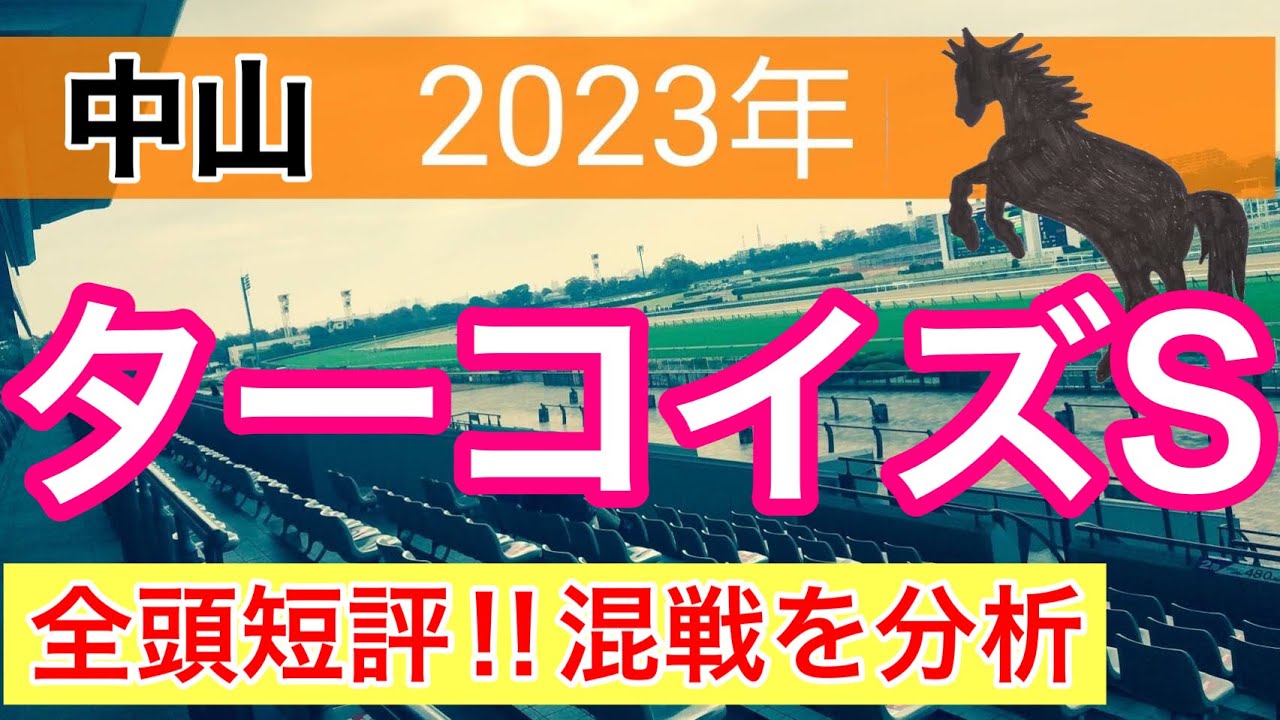 【ターコイズステークス2023】競馬予想　(先週13番人気ハヤヤッコ推奨)