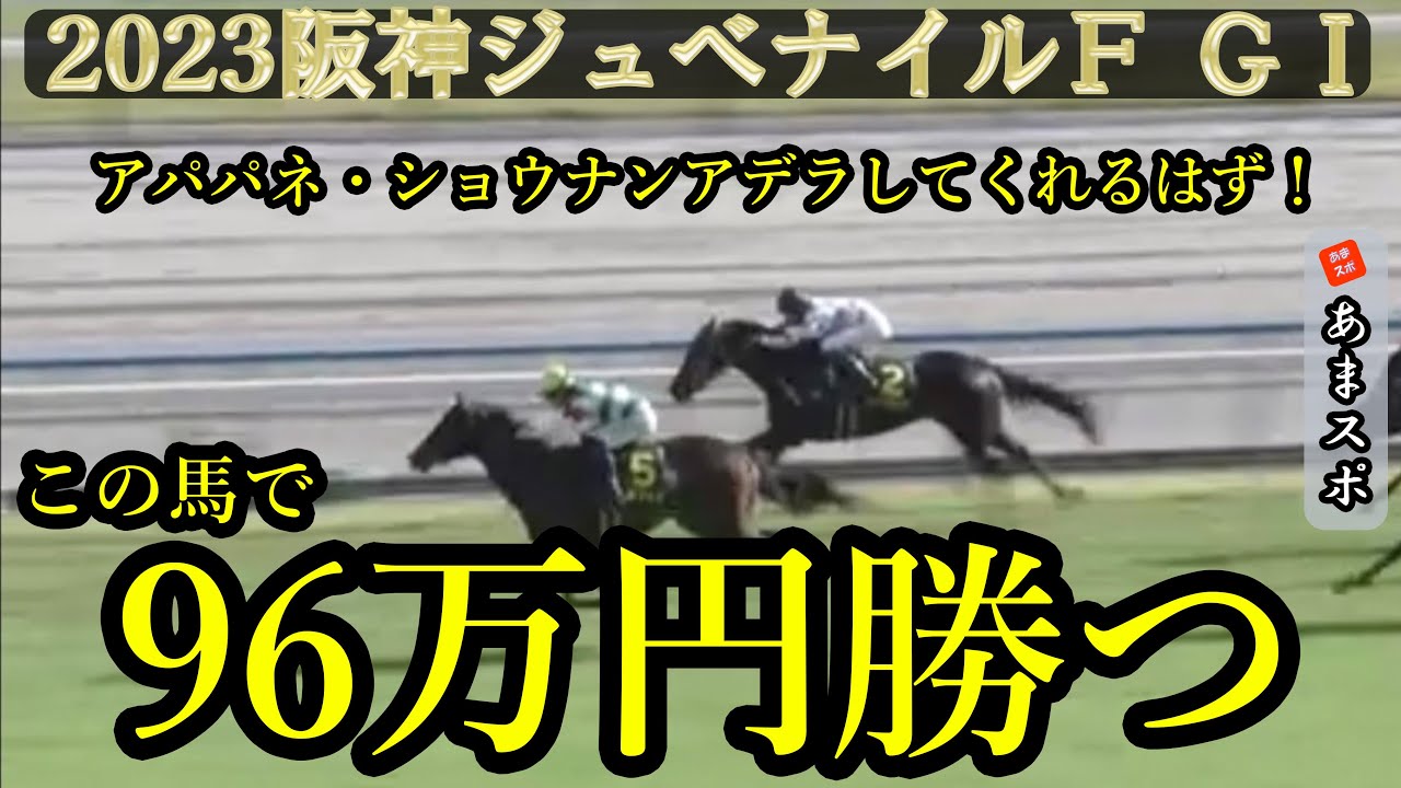 【競馬女子】今週は１着固定で爆勝ち狙い2023阪神ジュベナイルフィリーズ予想【半ツ女子】