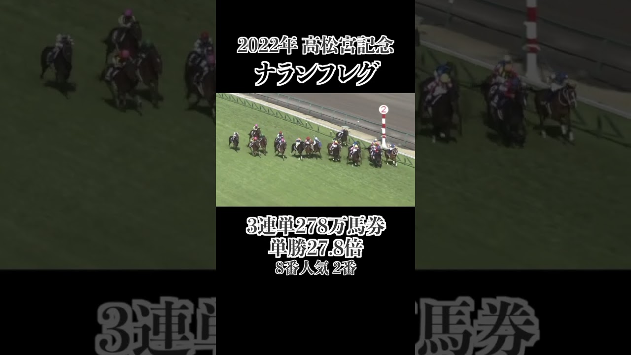 【高松宮記念】2022年勝利馬ナランフレグ【競馬】 #shorts