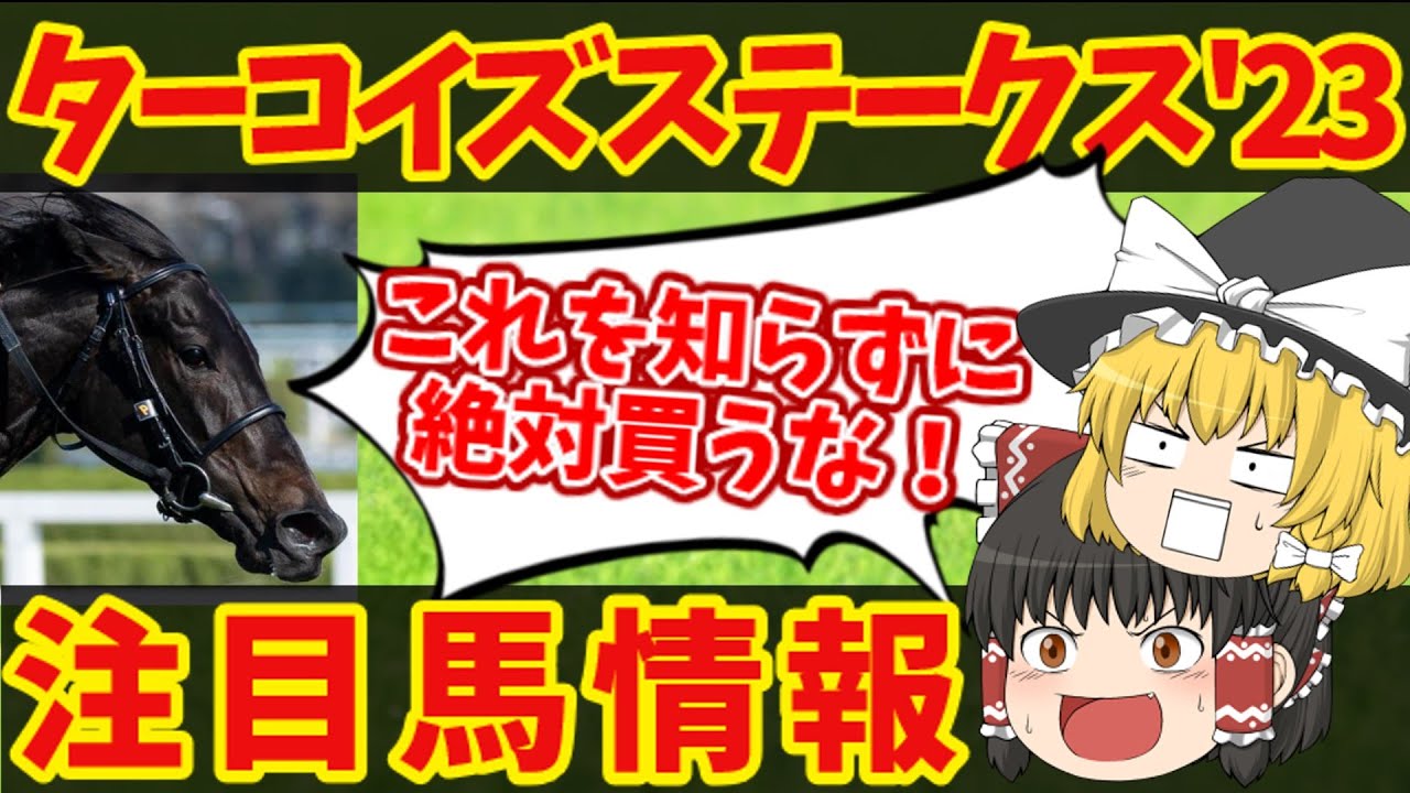 【ターコイズS】荒れる要素はあの馬！？知らないと損をする注目馬の情報！
