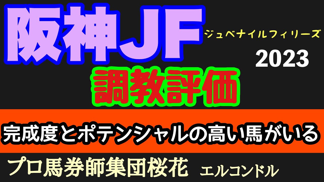 プロ馬券師集団桜花のエルコンドル氏の阪神ジュベナイルフィリーズ2023調教評価！！ボンドガール回避でレースは先行き不透明！完成度とポテンシャルの高さ秘める馬の動きに注目！