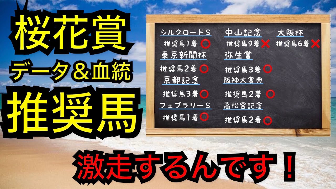 【競馬】４月９日　桜花賞推奨馬