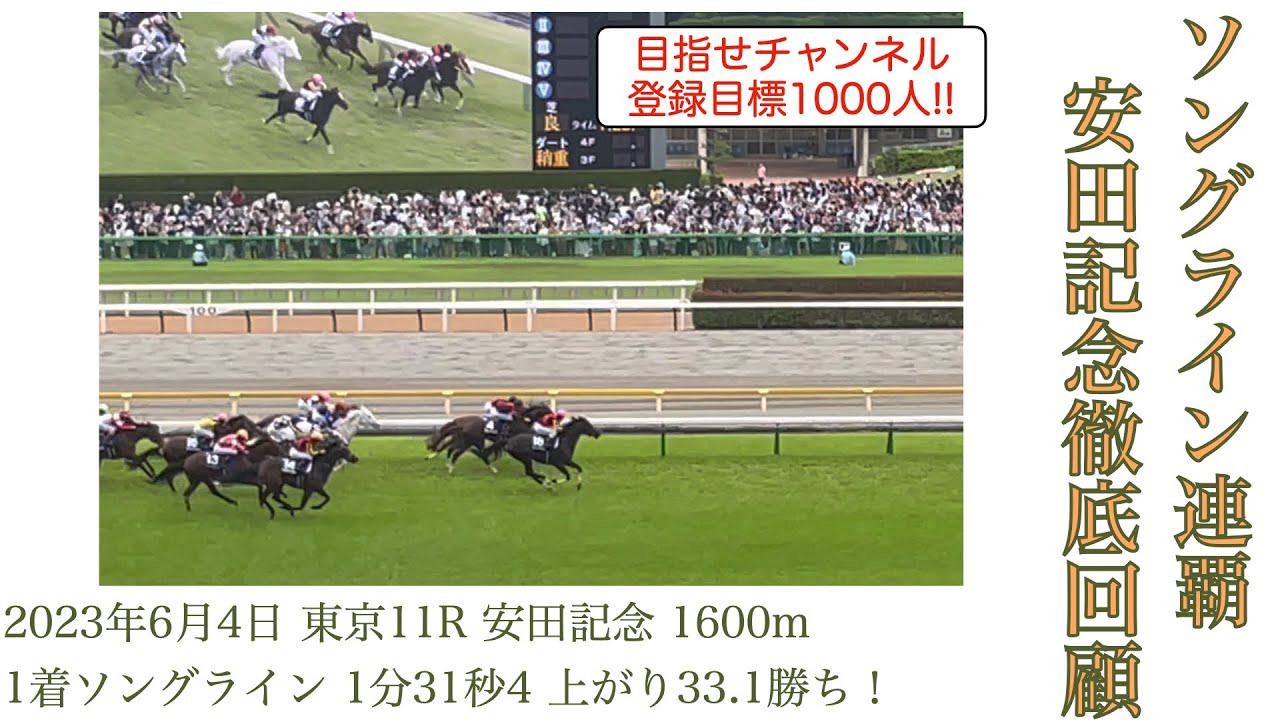 【競馬現地映像】ソングライン 安田記念2023 徹底回顧❗️〜見事な差し切りで連覇‼️〜