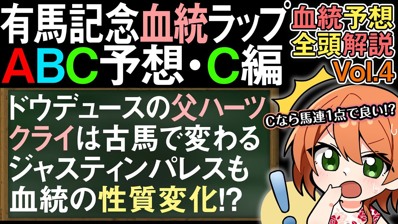 有馬記念2023 ドウデュース等有馬らしさが薄めの血統も走るCラップ!? 全馬解説Vol.4 #四条大学血統ゼミ🏇🧬