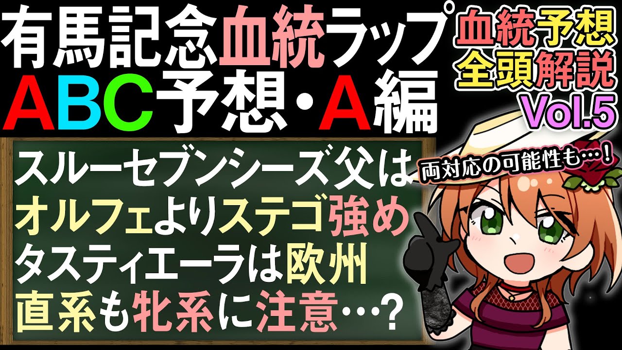 有馬記念2023 スルーセブンシーズは実質クロノジェネシス!?ドリームジャーニー徹底解説！ 全馬解説Vol.5 #四条大学血統ゼミ🏇🧬