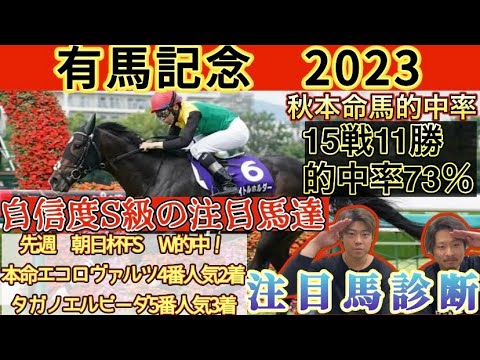 【有馬記念2023】注目馬診断 自信度Sの注目馬達を紹介します！！