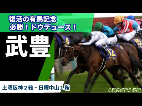 【武豊】復活の有馬記念！武豊とドウデュース