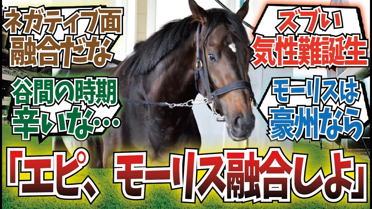 「キズナエピファネイアモーリス足せば丁度いい」に対するみんなの反応集