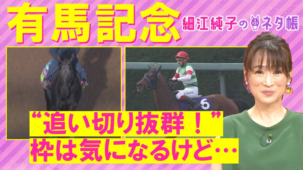 【豪華メンバー激突！混戦のグランプリ！細江さんの注目は？】有馬記念(ＧⅠ)を徹底解説！＜細江純子のネタ帳＞